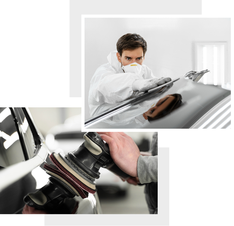 Professional car detailing technician